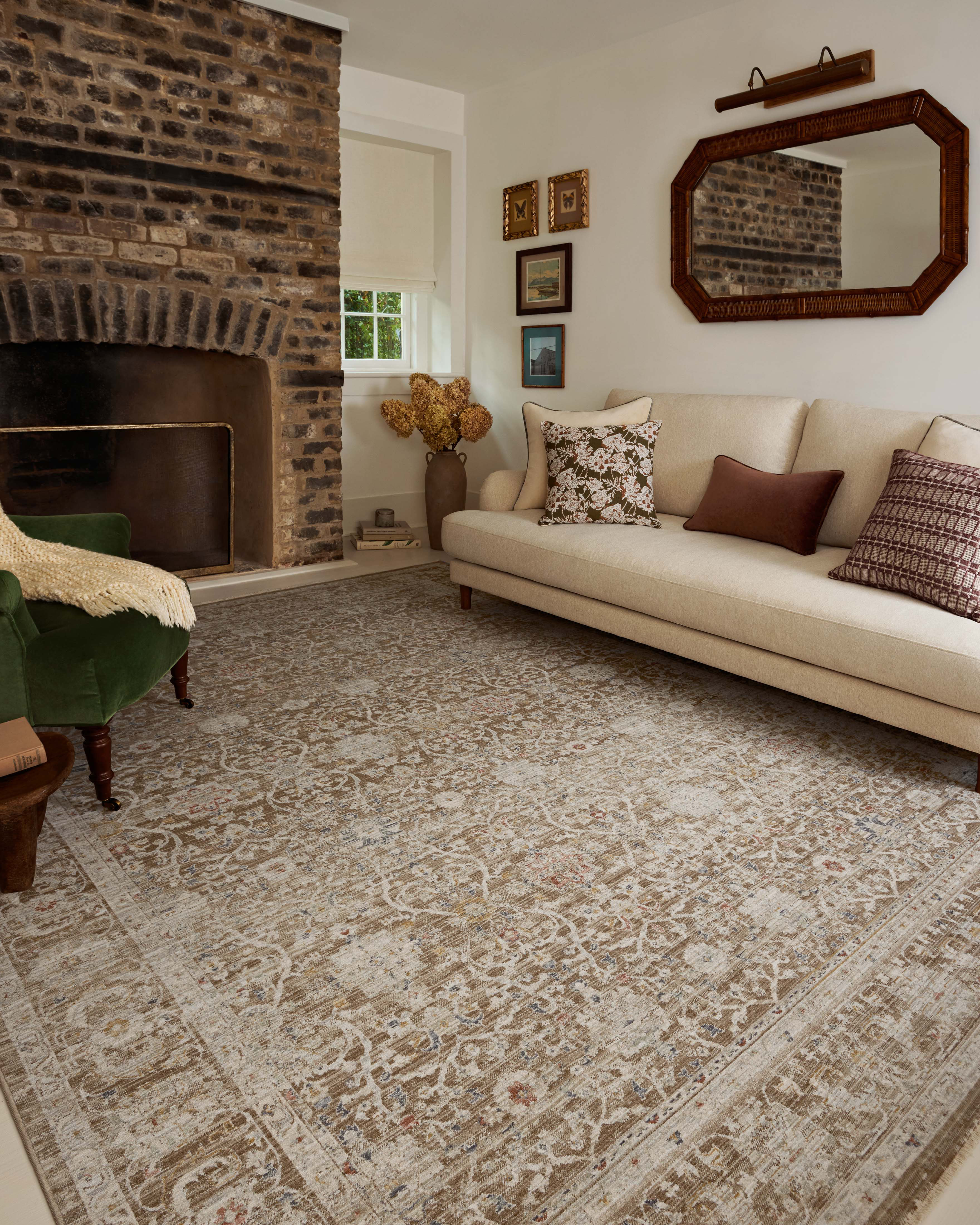 Chris Loves Julia x Loloi Ida Bark / Multi Area Rug & Reviews
